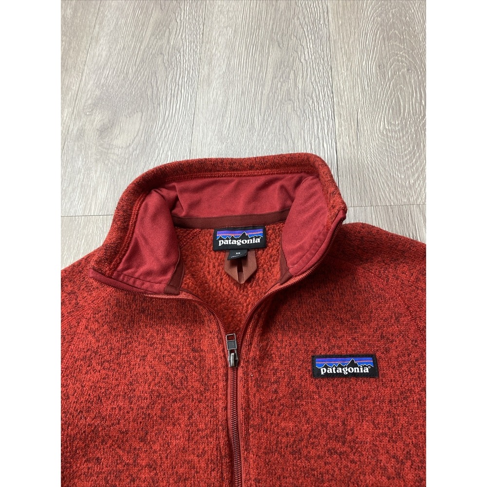 Patagonia Better Sweater Womens XS Red 1/2 Zip Pullover Fleece Jacket